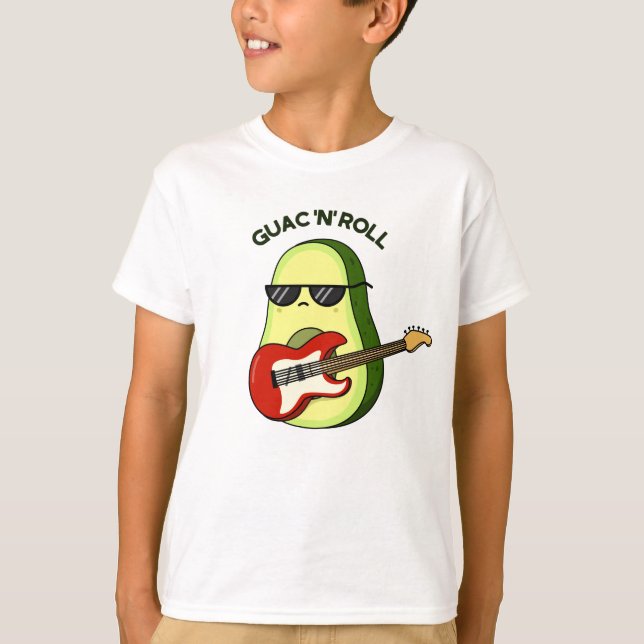 Guac and Roll Funny Avocado Pub T-Shirt (Vorderseite)