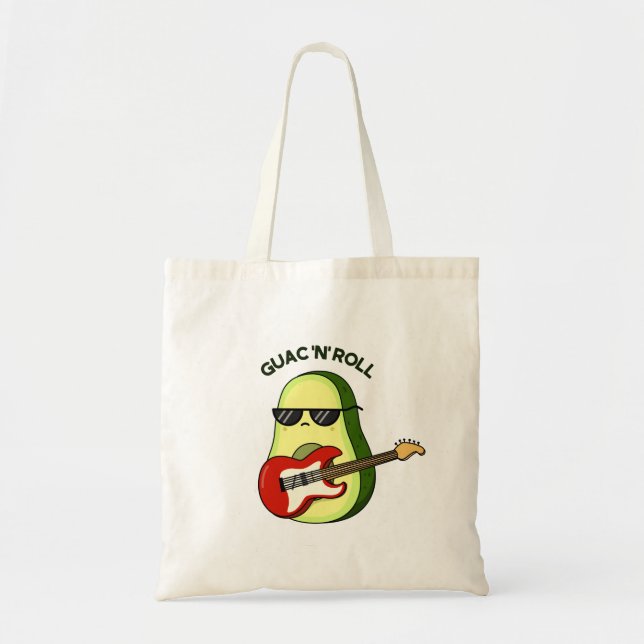 Guac and Roll Funny Avocado Pub Tragetasche (Vorne)