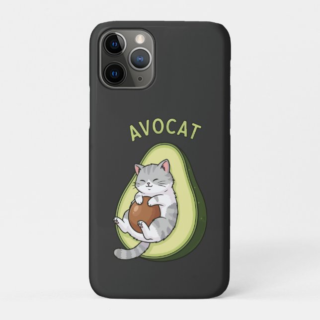 Guac Meow Mode Case-Mate iPhone Hülle (Rückseite)