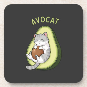 Guac Meow Mode Getränkeuntersetzer