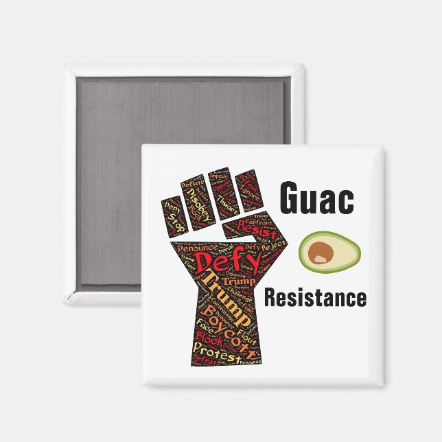 Guac Resistance Magnet (Vorderseite/Rückseite)