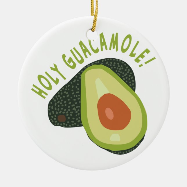 Guacamol Keramik Ornament (Vorne)