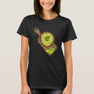Guacamole Avocado Mayo Vegan Food Guac Limes 12 T-Shirt