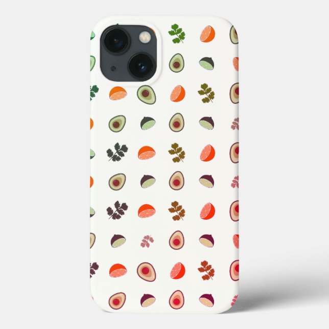 Guacamole, Muster, Avocado Case-Mate iPhone Hülle (Rückseite)