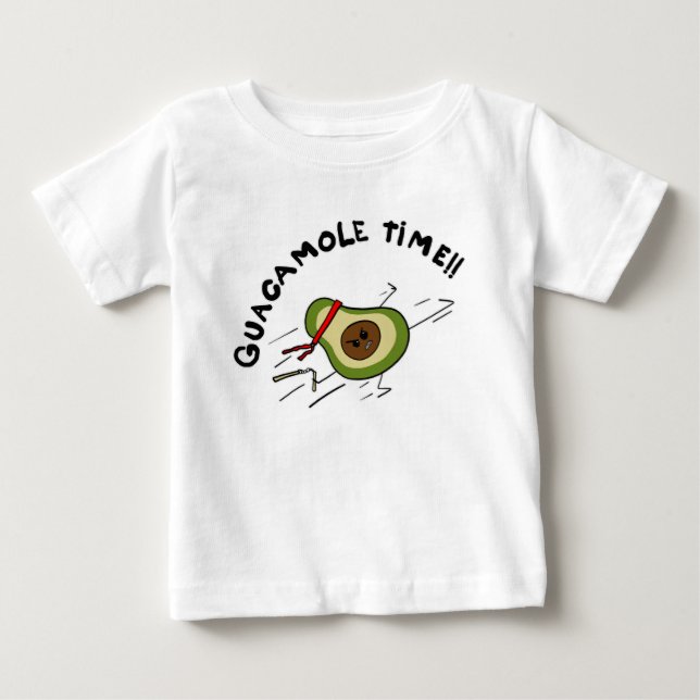 Guacamole-Zeit Baby T-shirt (Vorderseite)