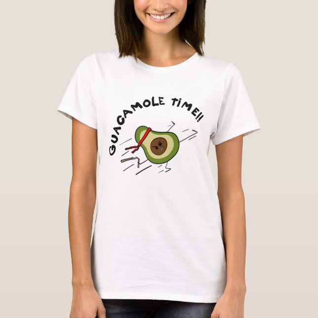 Guacamole-Zeit T-Shirt (Vorderseite)
