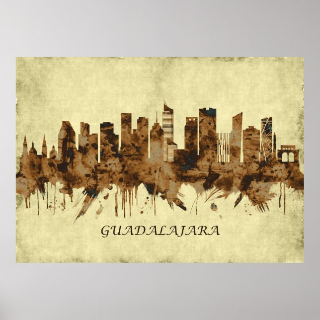 Guadalajara Mexico City Poster (Vorne)