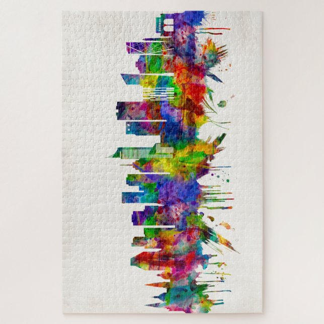 Guadalajara Mexico Skyline (Vertikal)