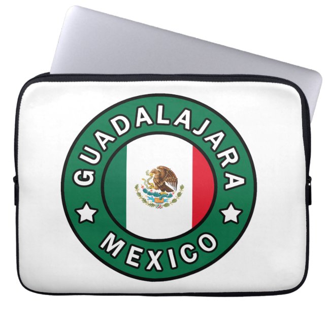Guadalajara Mexikärmel Laptopschutzhülle (Vorderseite)