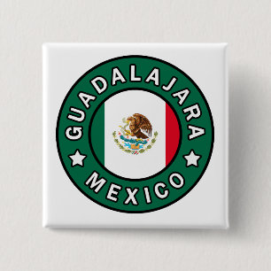 Guadalajara Mexiko Button