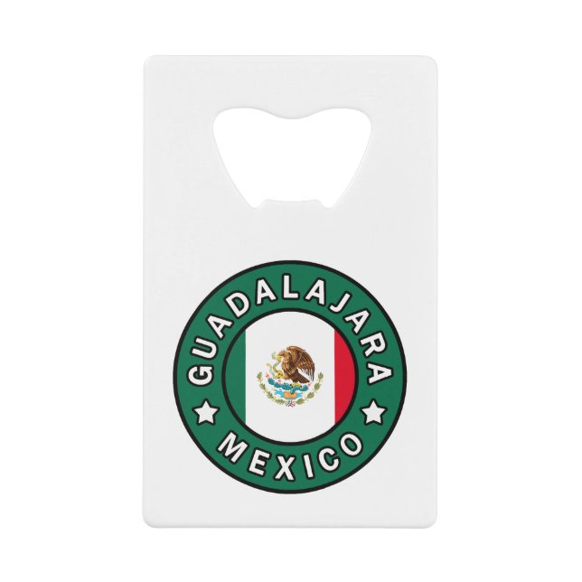 Guadalajara Mexiko Geldkarten Flaschenöffner (Vorderseite)