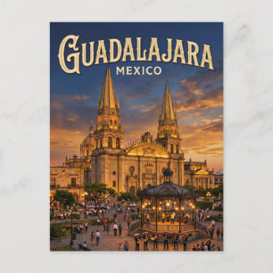 Guadalajara Mexiko Postkarte