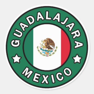 Guadalajara Mexiko Runder Aufkleber