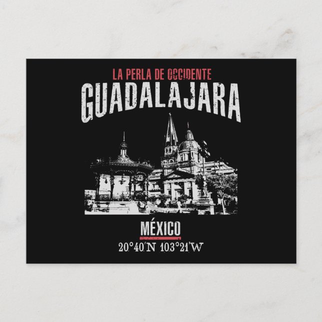Guadalajara Postkarte (Vorderseite)