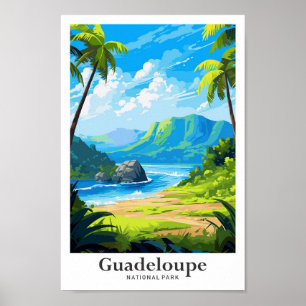 Guadaloupe Nationalpark Wandern Poster