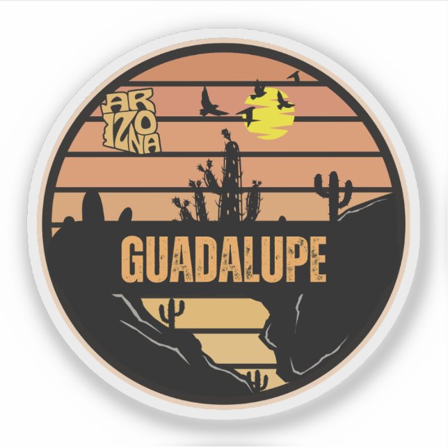 Guadalupe, Arizona Aufkleber (Vorderseite)