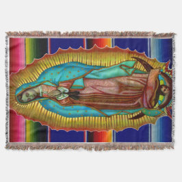 Guadalupe Blanket - Virgen de Guadalupe Colcha Decke