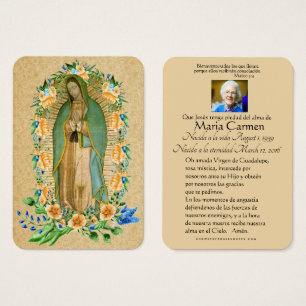 Guadalupe catholique espagnol funérailles prière s
