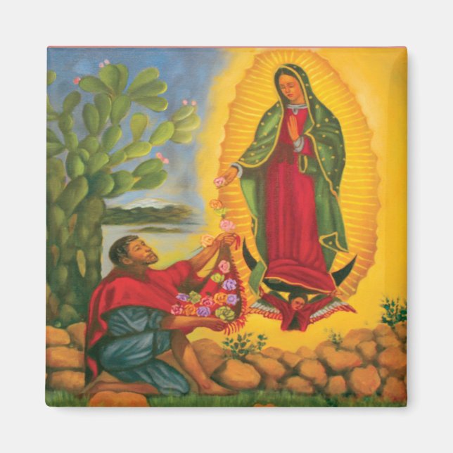 Guadalupe Gebet Magnet (Vorne)