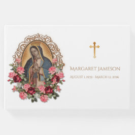 Guadalupe Jungfrau Mary Funeral Memorial Gästebuch