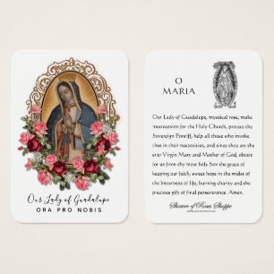 Guadalupe Jungfrau Mary Spanisches Gebet Heilige K