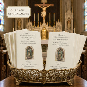 Guadalupe-katholisches Hochzeitsmesse-Programm
