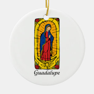 Guadalupe Keramik Ornament