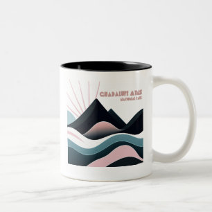 Guadalupe Mountains National Park Farbige Hügel Zweifarbige Tasse