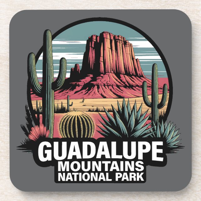 Guadalupe Mountains National Park Texas Getränkeuntersetzer (Vorderseite)