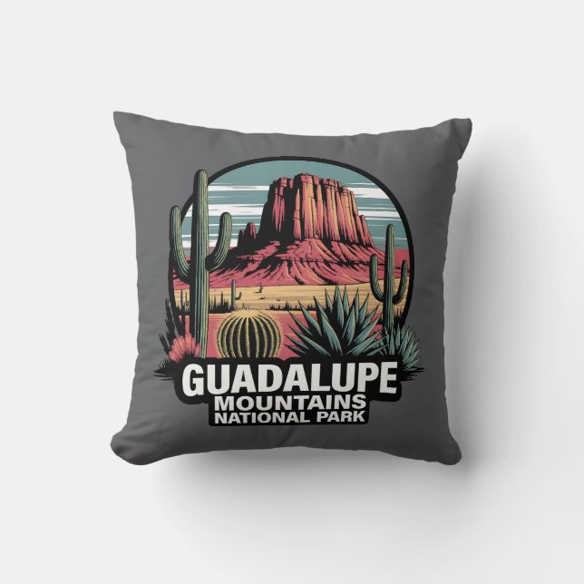 Guadalupe Mountains National Park Texas Kissen (Vorderseite)