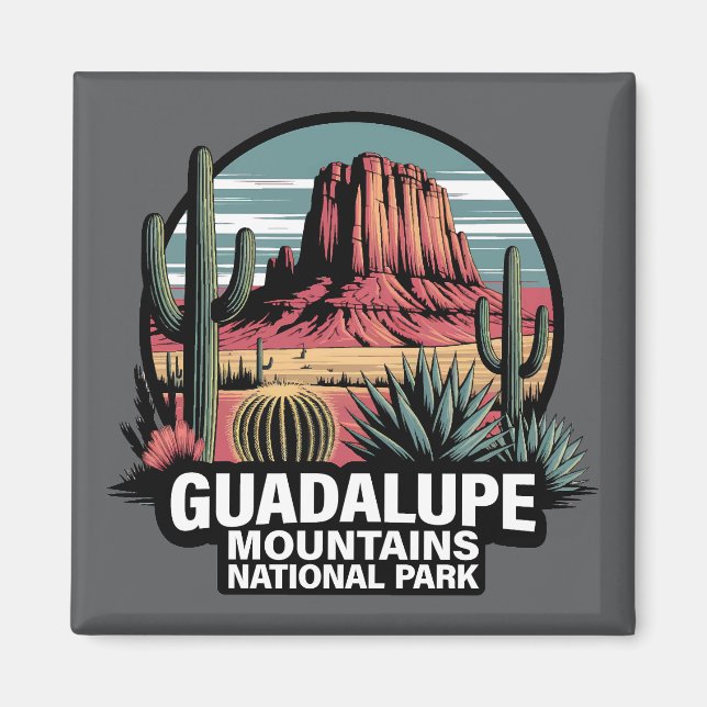 Guadalupe Mountains National Park Texas Magnet (Vorne)
