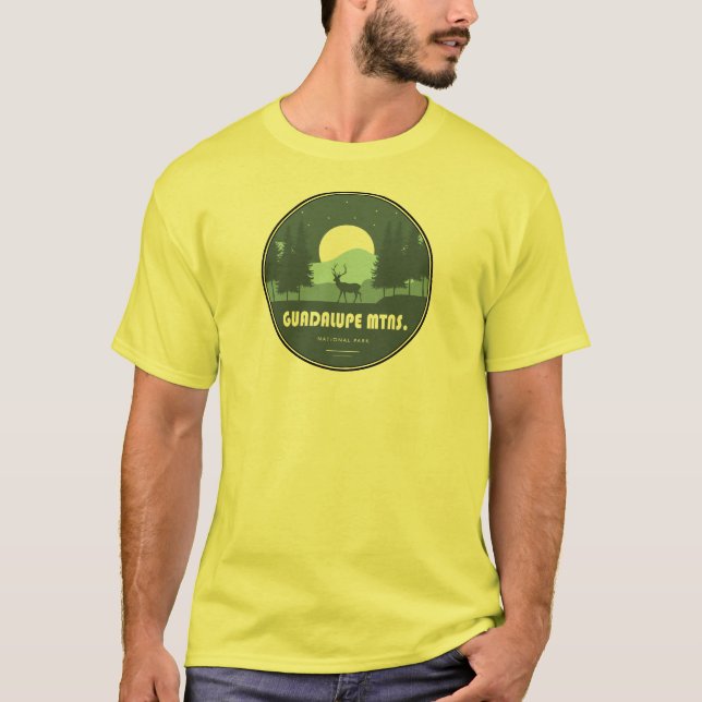 Guadalupe Mountains Nationalpark Deer T-Shirt (Vorderseite)