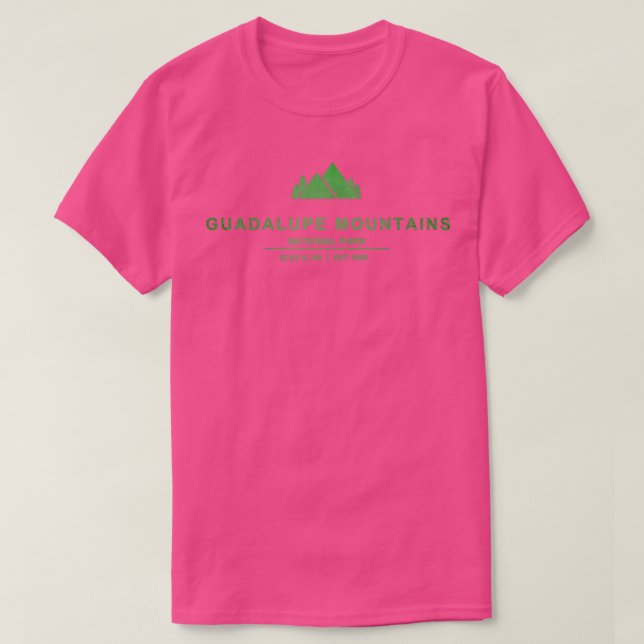 Guadalupe Mountains Nationalpark Texas T-Shirt (Design vorne)