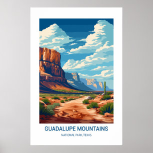 Guadalupe Mountains Nationalpark Texas USA  Poster