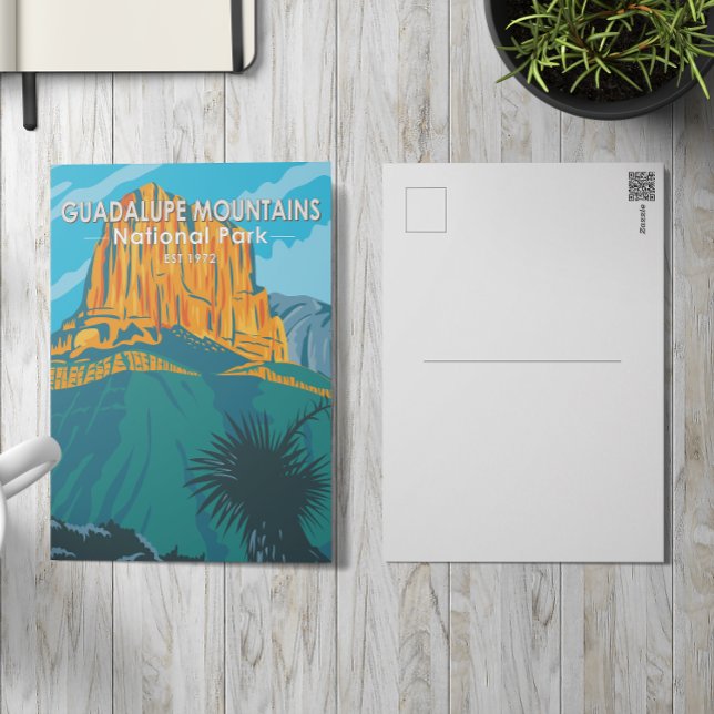 Guadalupe Mountains Nationalpark Texas Vintag Postkarte (Von Creator hochgeladen)