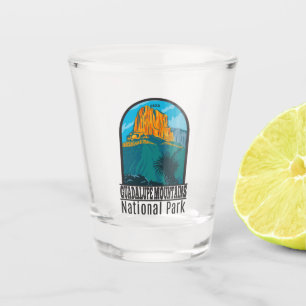 Guadalupe Mountains Nationalpark Texas Vintag Schnapsglas