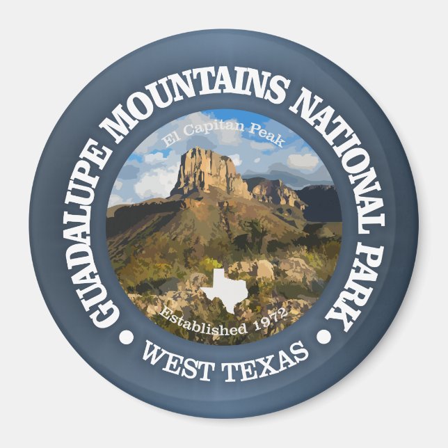 Guadalupe Mountains NP Magnet (Vorne)