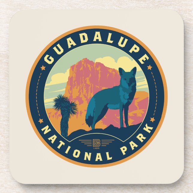 Guadalupe-Nationalpark Getränkeuntersetzer (Vorderseite)