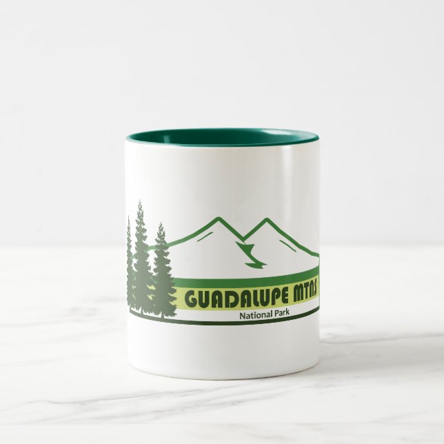 Guadalupe Nationalpark Nationalpark Nationalpark N Zweifarbige Tasse (Mittel)