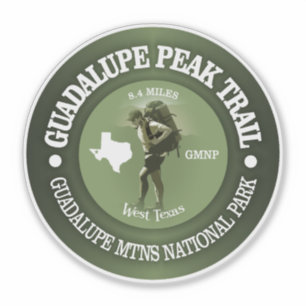Guadalupe Peak Trail (O) Aufkleber