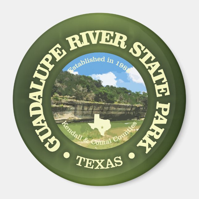 Guadalupe River SP Magnet (Vorne)