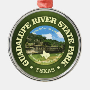 Guadalupe River SP Ornament Aus Metall