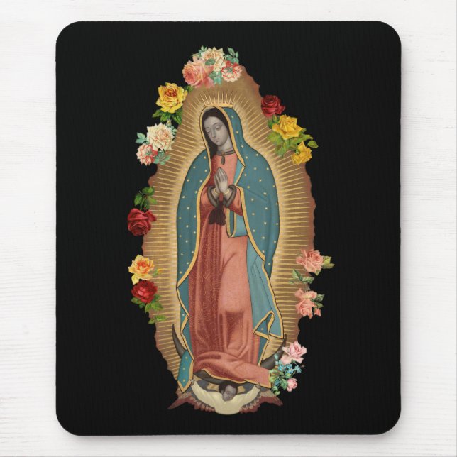 Guadalupe-Rose Mousepad (Vorne)