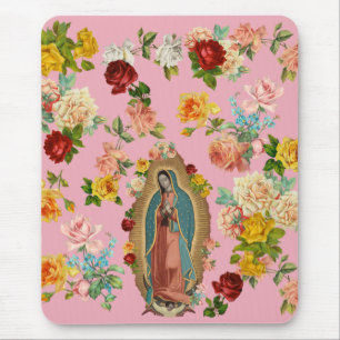 Guadalupe-Rose Mousepad
