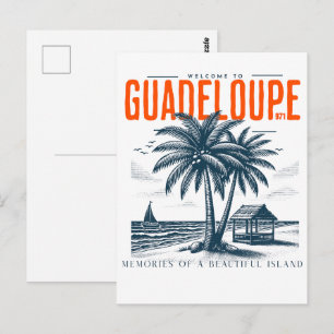 Guadeloupe 971: Tropische Erinnerungen Postkarte