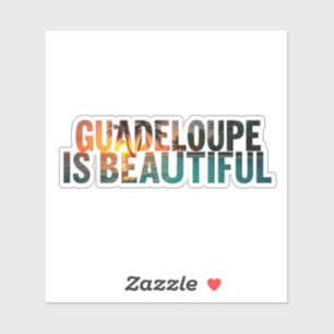 GUADELOUPE AUFKLEBER