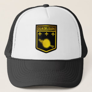 Guadeloupe-Emblem Truckerkappe