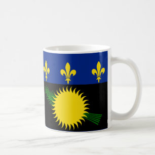 Guadeloupe Flag Keramik Tasse