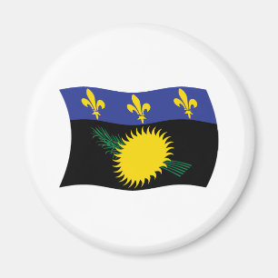 Guadeloupe Flag Magnet