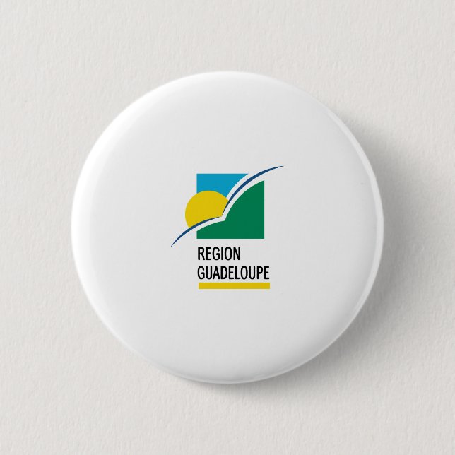 Guadeloupe-Flagge Button (Vorderseite)